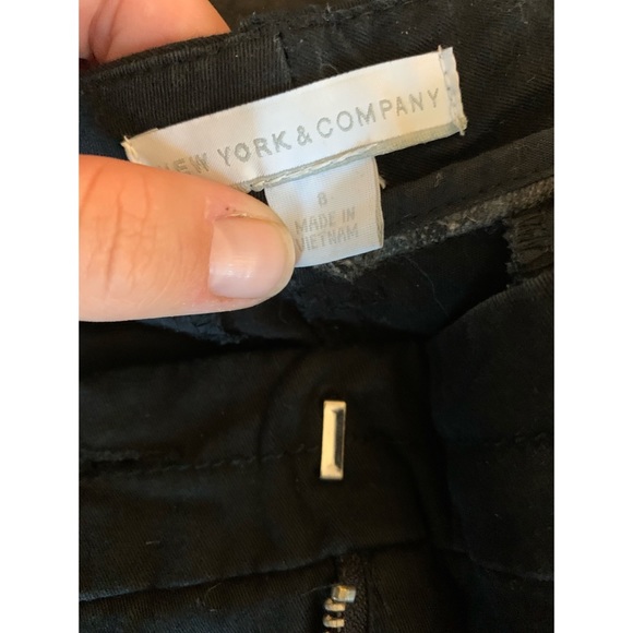 Black slim ankle dress pants - Picture 2 of 2